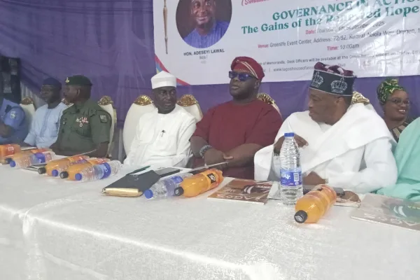 LAGOS LAWMAKER, HON. SEYI LAWAL REAFFIRMS COMMITMENT TO INCLUSIVE DEVELOPMENT AT 10TH STAKEHOLDERS’ MEETING